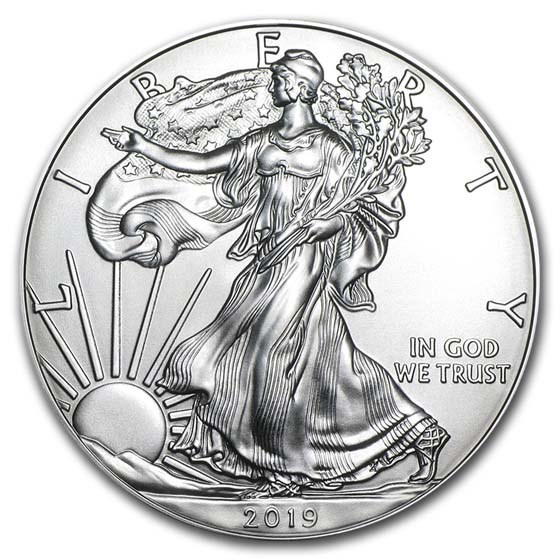 2019 1 oz Silver American Eagle BU 2019 1 oz Silver American Eagle BU